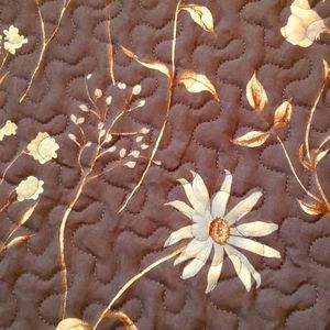 SouthShore full/Queen Blue/White Bedspread & shams